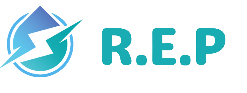 Logo REP sur fond transparent.